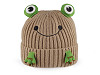 Children's winter hat, frog, Emi Ross