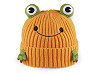 Children's winter hat, frog, Emi Ross