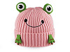 Children's winter hat, frog, Emi Ross