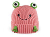 Children's winter hat, frog, Emi Ross