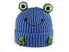 Children's winter hat, frog, Emi Ross