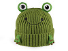 Children's winter hat, frog, Emi Ross