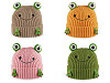 Children's winter hat, frog, Emi Ross