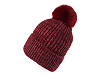 Women's / girls' chenille lurex winter hat by Emi Ross