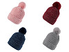 Cappello invernale da donna / ragazza, in ciniglia e lurex, Emi Ross