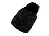 Women's / girls' chenille lurex winter hat by Emi Ross