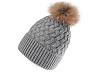 Gorro de invierno para con pompón de pelo para niña/mujer, Emi Ross 