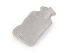 Bouillotte de poche en velours, 11,5 x 18,5 cm