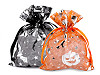 Woreczek podarunkowy 13x18 cm organza czarownice / Halloween 