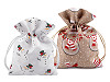 Christmas gift bag snowman 13x18 cm