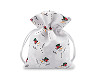 Christmas gift bag snowman 13x18 cm