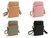 Peněženka s kapsou na mobil přes rameno crossbody 11,5x18 cm