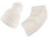 Women's / Girls' Pom Pom Hat and Snood Set