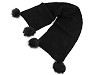 Set cappello e scialle, con pompon, da donna / ragazza