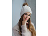 Women's / girls' winter hat with pom pom