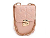 Ladies crossbody quilted handbag with honey bee 13x18.5 cm