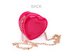Girls handbag heart 13x11 cm
