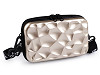 Ladies hard shell handbag / crossbody bag 18x11 cm