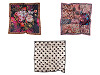 Sciarpa in raso, dimensioni: 70 x 70 cm