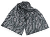 Scarf / shawl marbled, warm 70x185 cm