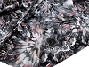 Foulard/Châle avec motif abstrait, chaud, 70 x 185 cm