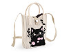 Dívčí textilní kabelka / taška kočka 12x18 cm (1 ks)