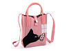 Girl's handbag / crossbody bag 12x18 cm, cat