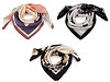 Foulard satiné, 70 x 70 cm