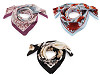 Foulard satiné, 70 x 70 cm