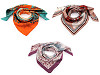 Satin scarf 70x70 cm
