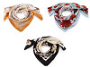 Foulard satiné, 70 x 70 cm