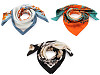 Foulard satiné, 70 x 70 cm