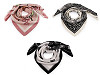 Foulard satiné, 70 x 70 cm