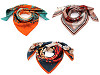 Foulard satiné, 70 x 70 cm