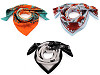 Foulard satiné, 70 x 70 cm