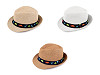 Cappello estivo per bambini/cappello di paglia, motivo: auto e dinosauri