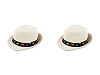 Children's summer hat / straw hat, car and dinosaurs