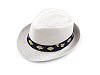  Sombrero de paja infantil para el verano, coche y dinosaurios