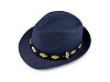  Sombrero de paja infantil para el verano, coche y dinosaurios