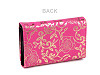 Ladies wallet metallic rose 10x15 cm