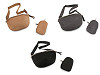 Kabelka crossbody s puzdrom semišová 24x16 cm