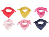 Eșarfă din bumbac cu buline 65x65 cm