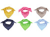 Cotton scarf with polka dots 65x65 cm