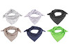 Cotton scarf with polka dots 65x65 cm