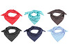 Cotton scarf with polka dots 65x65 cm