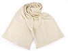 Crinkled Crepe Pleated Scarf 