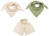Foulard plissé en crêpe froissé 