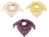Foulard plissé en crêpe froissé 