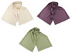 Foulard plissé en crêpe froissé 