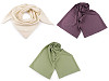 Foulard plissé en crêpe froissé 